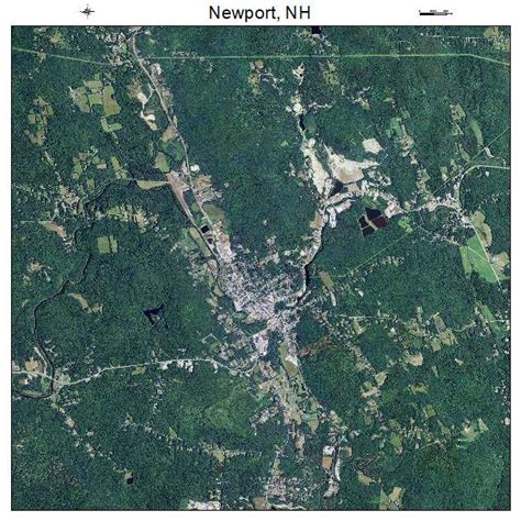 Aerial Photography Map of Newport, NH New Hampshire