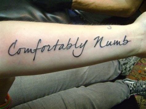 Comfortably Numb tattoo | Chic tattoo, Numb tattoo, Pink floyd tattoo