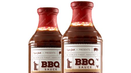 BBQ Sauce Labels | SheetLabels.com