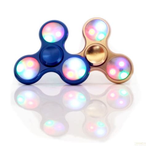 Aluminum alloy colorful LED fidget spinner - Hot Sale Gift