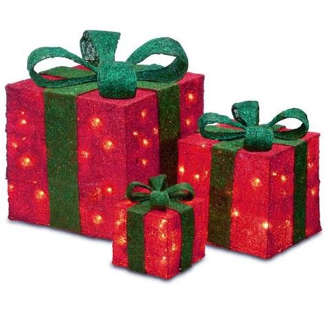 Outdoor Lighted Gift Boxes - Christmas Gifts for Everyone