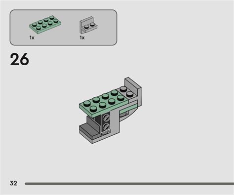 LEGO 75344 Boba Fett's Starship Microfighter Instructions, Star Wars