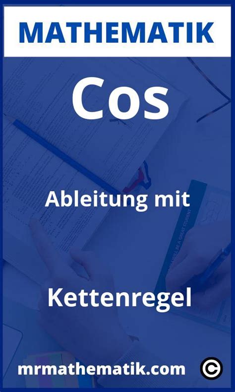 Cos Ableitung mit Kettenregel Übungen | PDF