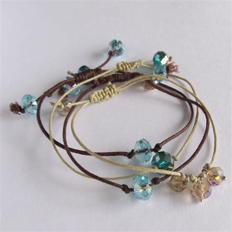 WobiSobi: Crystal, Bead Bracelet, DIY