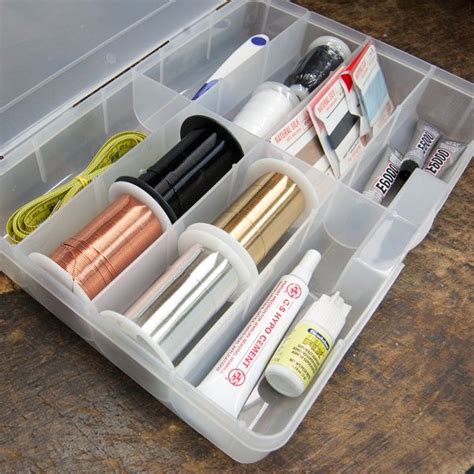 Bead Organizer 8 Compartments - 10 x 7 x 1.75 inches (EA)