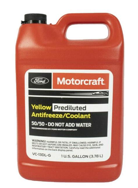 4Gallons Engine Coolant Antifreeze for FORD MOTORCRAFT Orange/Yellow Pre diluted | eBay