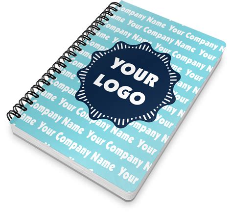 Logo & Company Name Spiral Bound Notebook - 7x10 (Personalized) - YouCustomizeIt