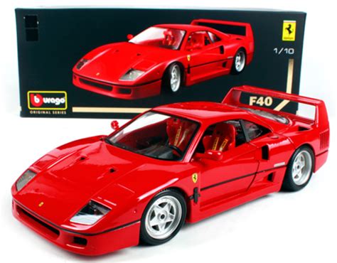 1/18 BBurago 1987 Ferrari F40 (Red) Diecast Car Model - LIVECARMODEL.com