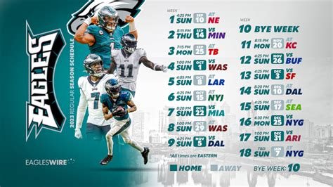 Rafael Steele Rumor: Eagles Game Schedule 2024