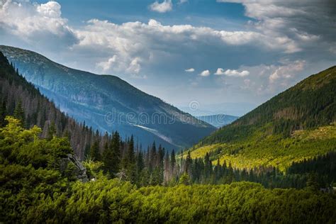 A Beautiful Summer Landscape in Mountains. Natural Scenery in Mountains, National Park Stock ...