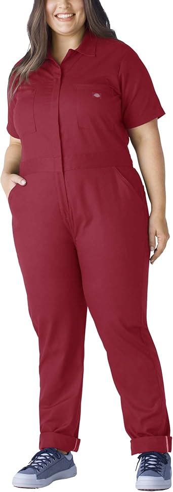 Dickies Womens Plus Size Flex Short Sleeve Coverall Work Utility Coveralls: Amazon.ca: Clothing ...