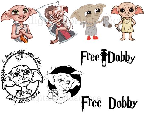 Dobby Svg Free Dobby Svg Dobby es un elfo libre Dobby - Etsy México