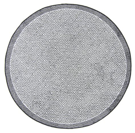 Round rug - Monsaraz (black) - Living room rugs