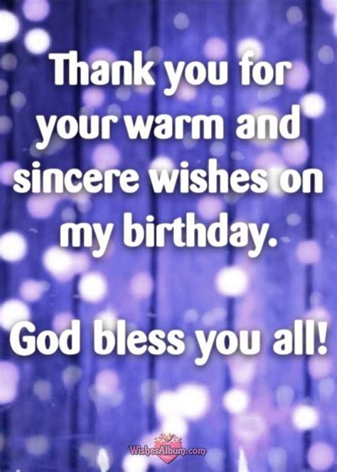 Thank you Messages and Notes for Birthday Wishes for Friends | Thank you quotes for birthday ...