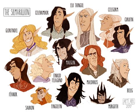 Silmarillion Characters by artlarks on DeviantArt | Tolkien elves, Lotr art, Fantasy heroes