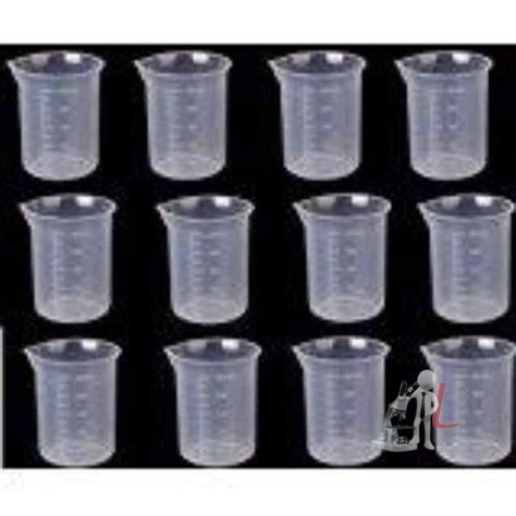 Beakers 250 Ml Plastic , Pack Of 12, Lab Equipment, प्रयोगशाला उपकरण ...