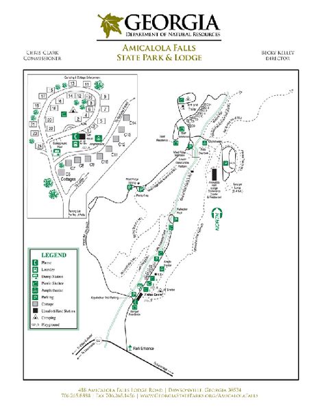 Amicalola Falls State Park Map - 418 Amicalola Falls State Park Rd Dawsonville GA • mappery