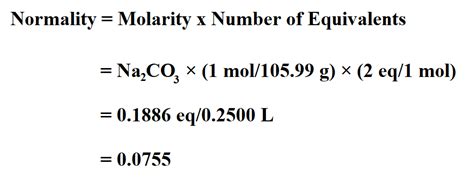 How to Calculate Normality.