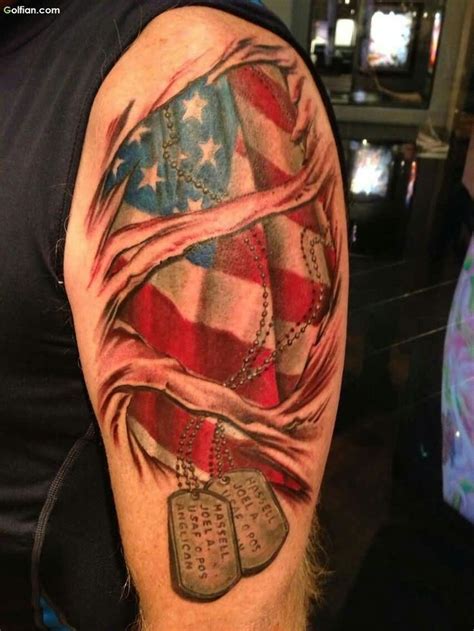 Army Flag Tattoo | Military tattoos, Tattoos for guys, Army tattoos