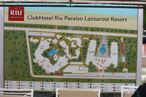 "Lageplan der Hotelanlage" Hotel Riu Paraiso Lanzarote (Puerto del ...