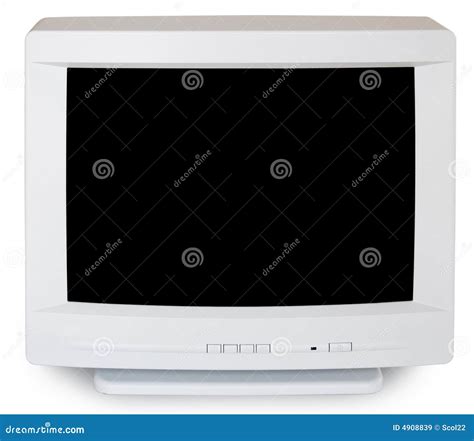 Old Computer Monitor Royalty Free Stock Images - Image: 4908839