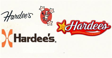 Hardee's Logo History - bmp-earwax