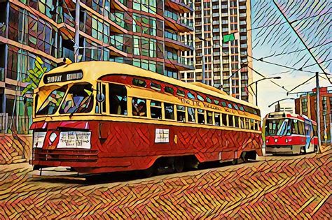 Toronto Streetcar Digital Art by Nick Jones - Fine Art America