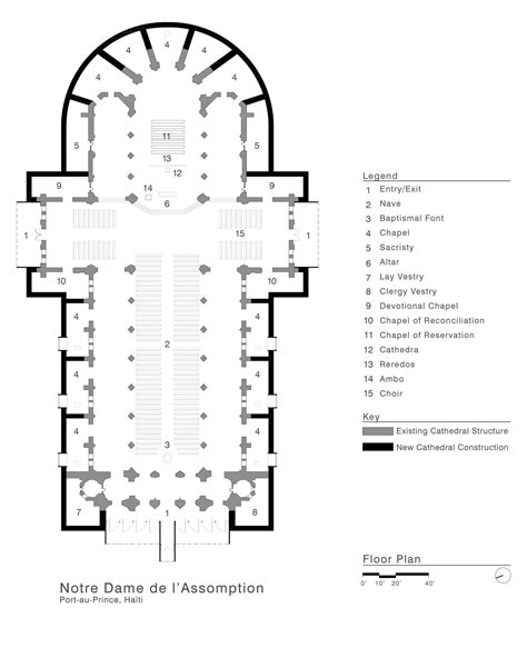 46+ notre dame cathedral labeled floor plan Plan of notre dame cathedral, paris archi/maps ...