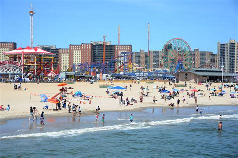 Summertime gladness! Coney Island beach opens for the season • Brooklyn ...