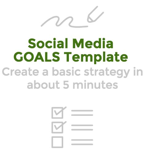 Social Media Goals Template - Attention Machines