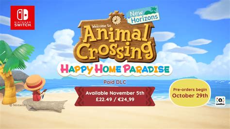 Animal Crossing Happy Home Paradise DLC Release Date | WePC Gaming