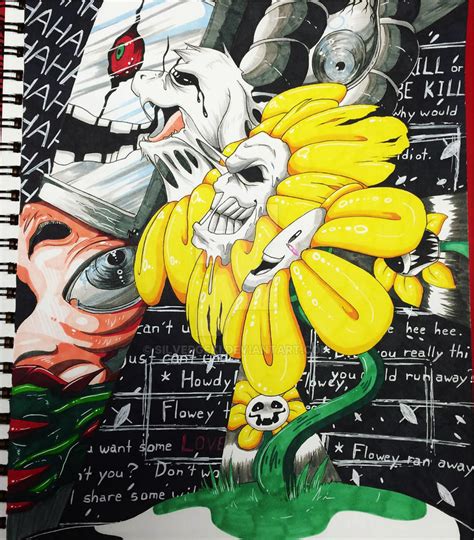 Transformation of Flowey by silvergeki on DeviantArt