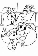 Veggietales Coloring Pages Larryboy – Warehouse Of Ideas sketch template