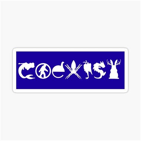 "Coexist" Sticker by atregde | Redbubble