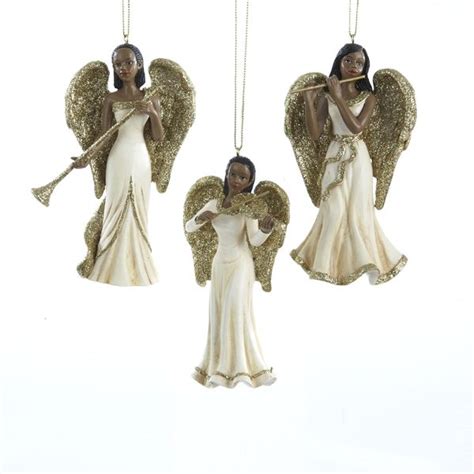 4.25"BLACK ANGELS ORNAMENT #AFRICANAMERICANANGELS | Christmas angels ...