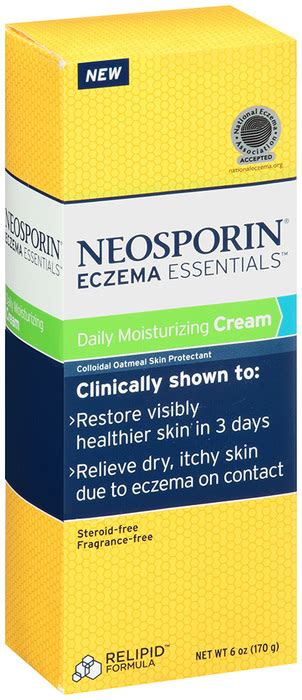 Neosporin Eczema Essentials Daily Moisturizing Cream - 6 OZ - Medshopexpress