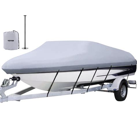 Waterproof Boat Cover, 16'-18.5' Trailerable Boat Cover, Beam Width up ...