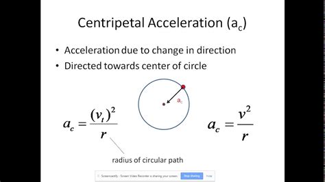 Centripetal Acceleration Tangential Acceleration