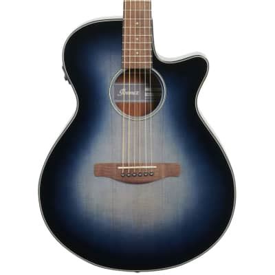 Ibanez AEG10II-TBS Transparent Blue Burst | Reverb