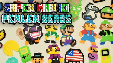 My Perler Bead Collection- Mario Sprites - YouTube