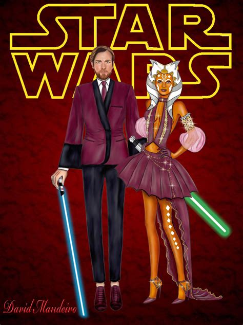 Obi Wan Kenobi & Ahsoka Tano by David Mandeiro. Design by David Mandeiro.