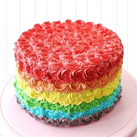 Rainbow Rose Cake- MyFlowerTree