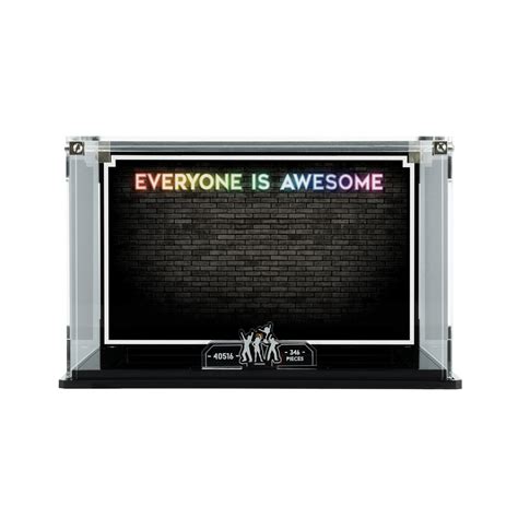 Display Case for LEGO®: Everyone Is Awesome (40516) — Wicked Brick