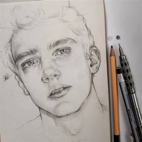 Pencil Sketch Artist: Annelies Bes - ARTWOONZ | Sketches, Boy drawing, Pencil sketch