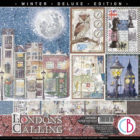 London's Calling by Ciao Bella - 12 - 12x12 Double-Side Sheets | scrapncreate