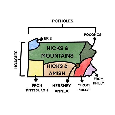 A Very Accurate Map of PA I made for T-Shirts and Stickers : r/Pennsylvania