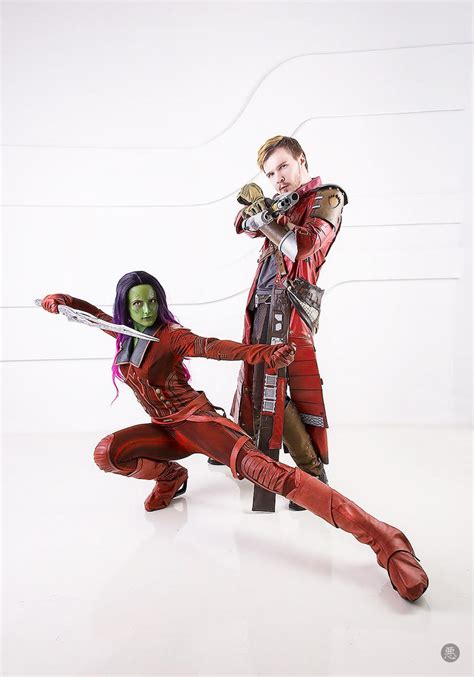 Gamora and Star-Lord by niamash on DeviantArt