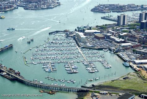 Gosport Marina in Gosport, Hampshire, England, United Kingdom