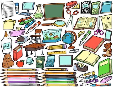 classroom materials clipart 20 free Cliparts | Download images on ...