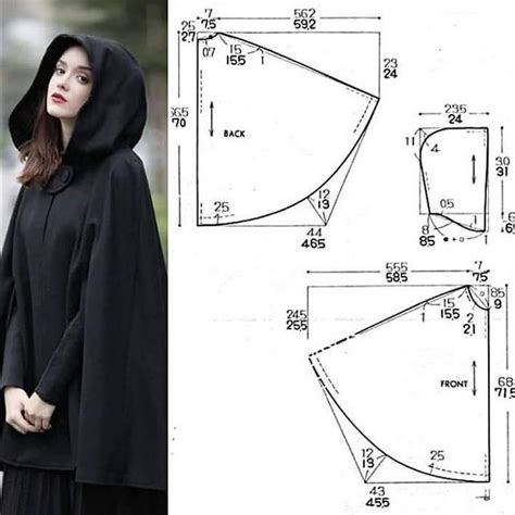 19+ Free Cloak Sewing Pattern - Ikapattern.com